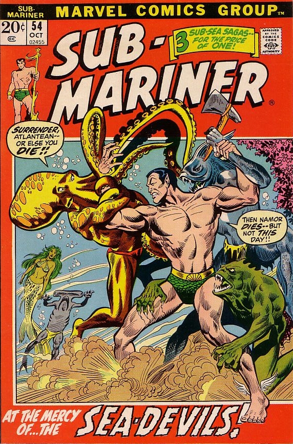 Sub-Mariner (1968) #54 cover