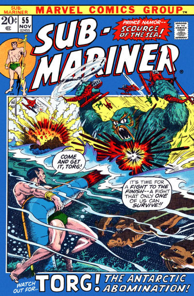 Sub-Mariner (1968) #55 cover
