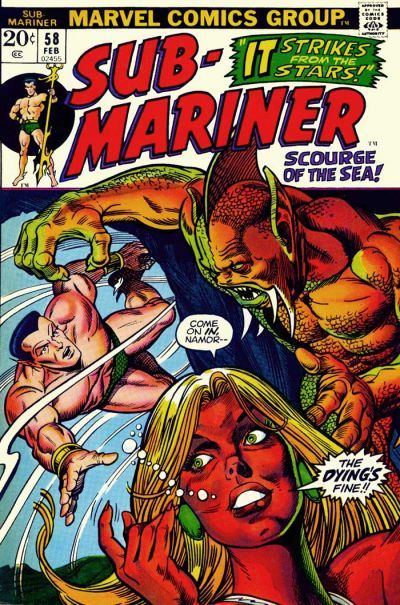 Sub-Mariner (1968) #58 cover