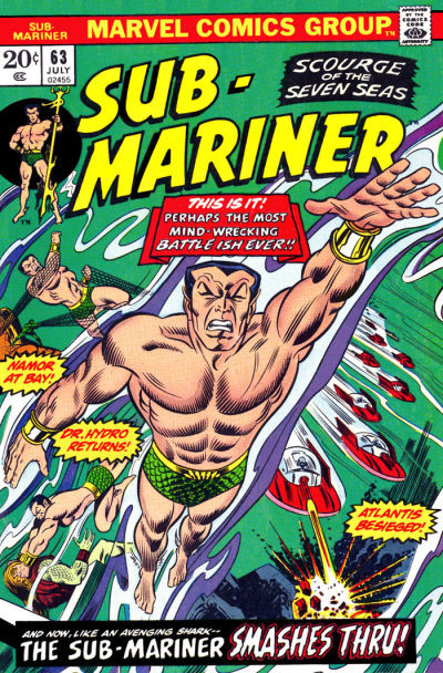 Sub-Mariner (1968) #63 cover
