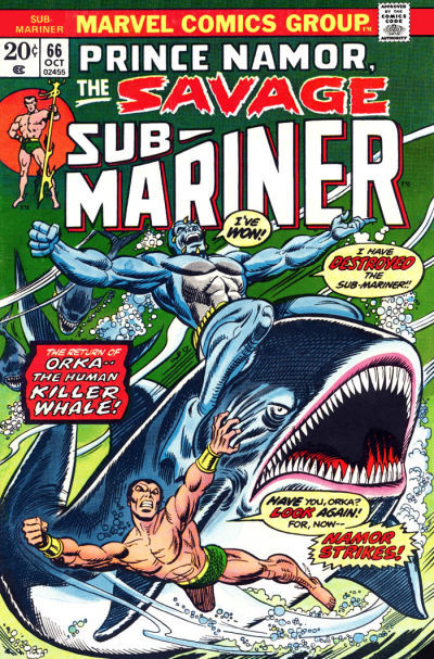 Sub-Mariner (1968) #66 cover
