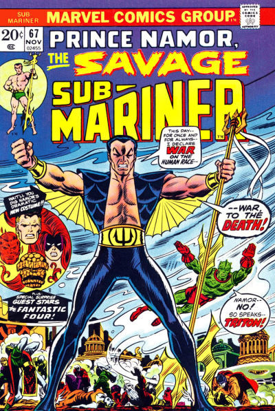 Sub-Mariner (1968) #67 cover