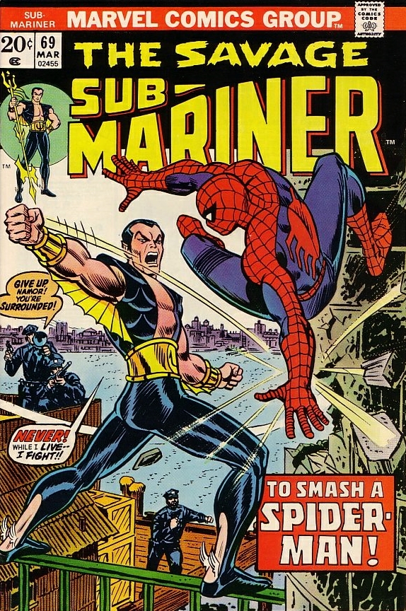 Sub-Mariner (1968) #69 cover