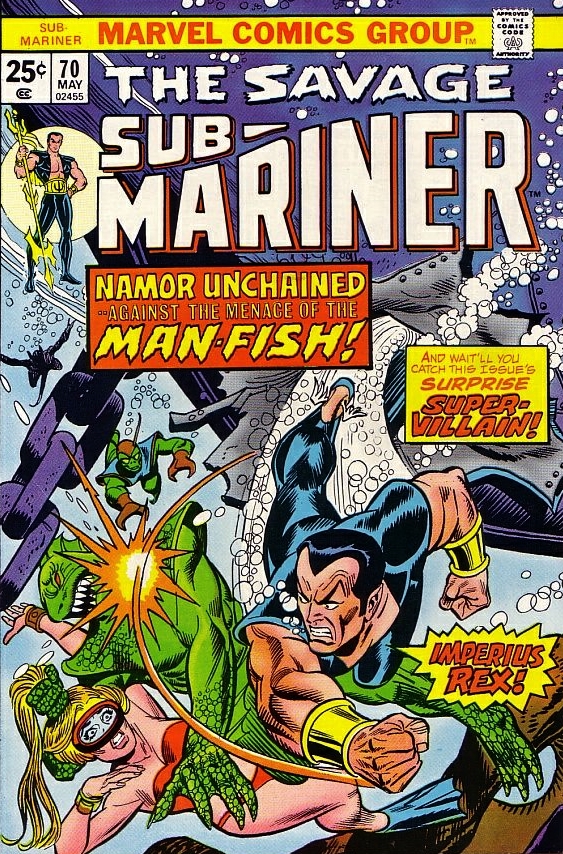 Sub-Mariner (1968) #70 cover