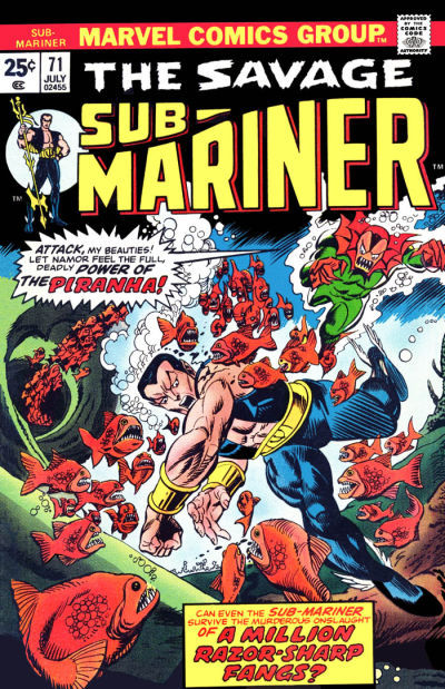 Sub-Mariner (1968) #71 cover
