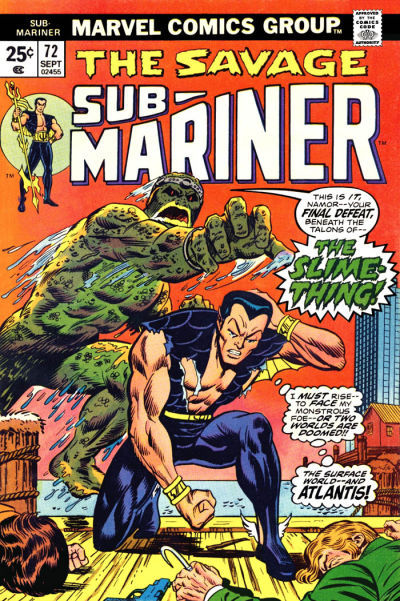 Sub-Mariner (1968) #72 cover