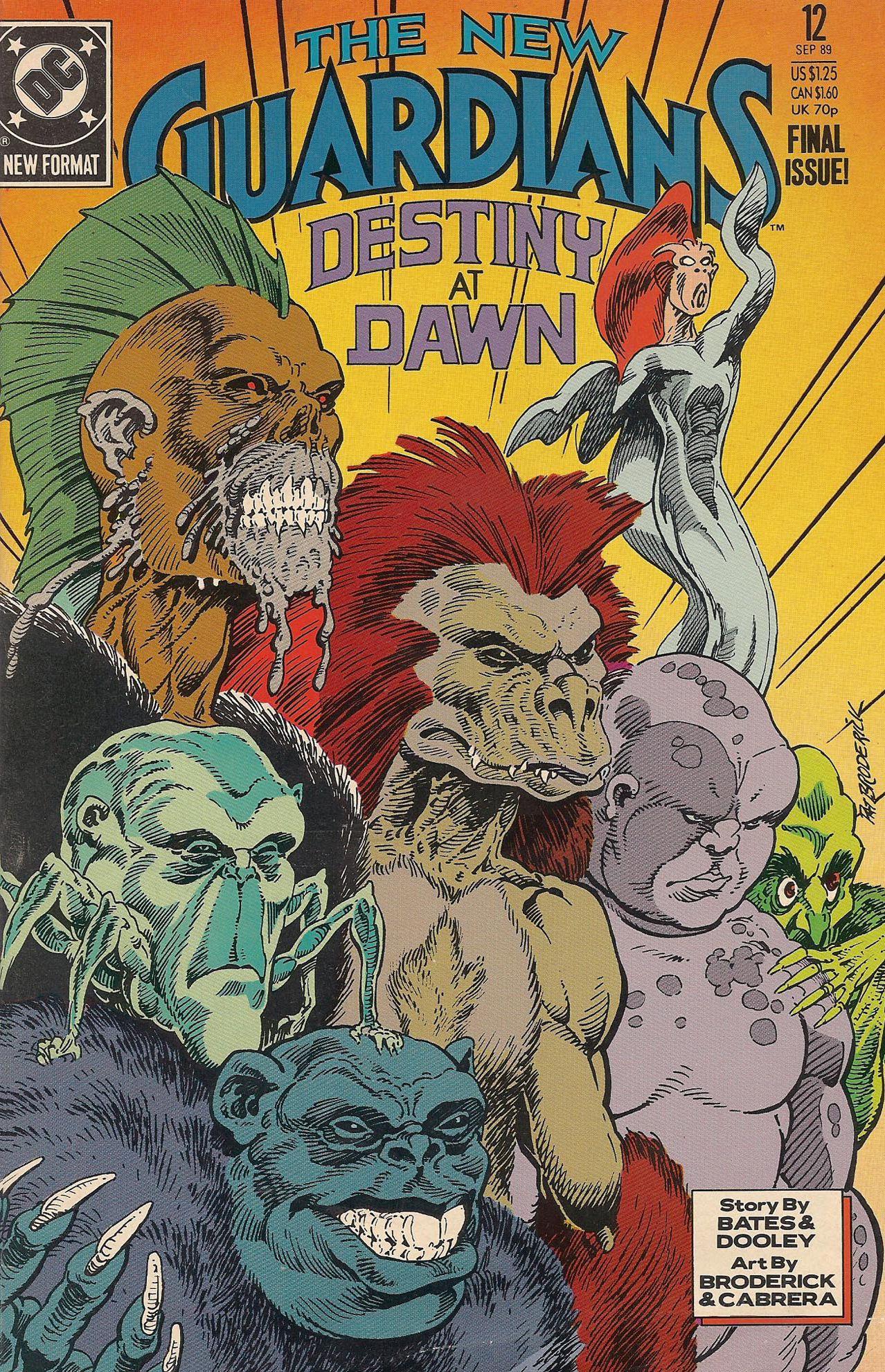 The New Guardians (1988) #12 cover