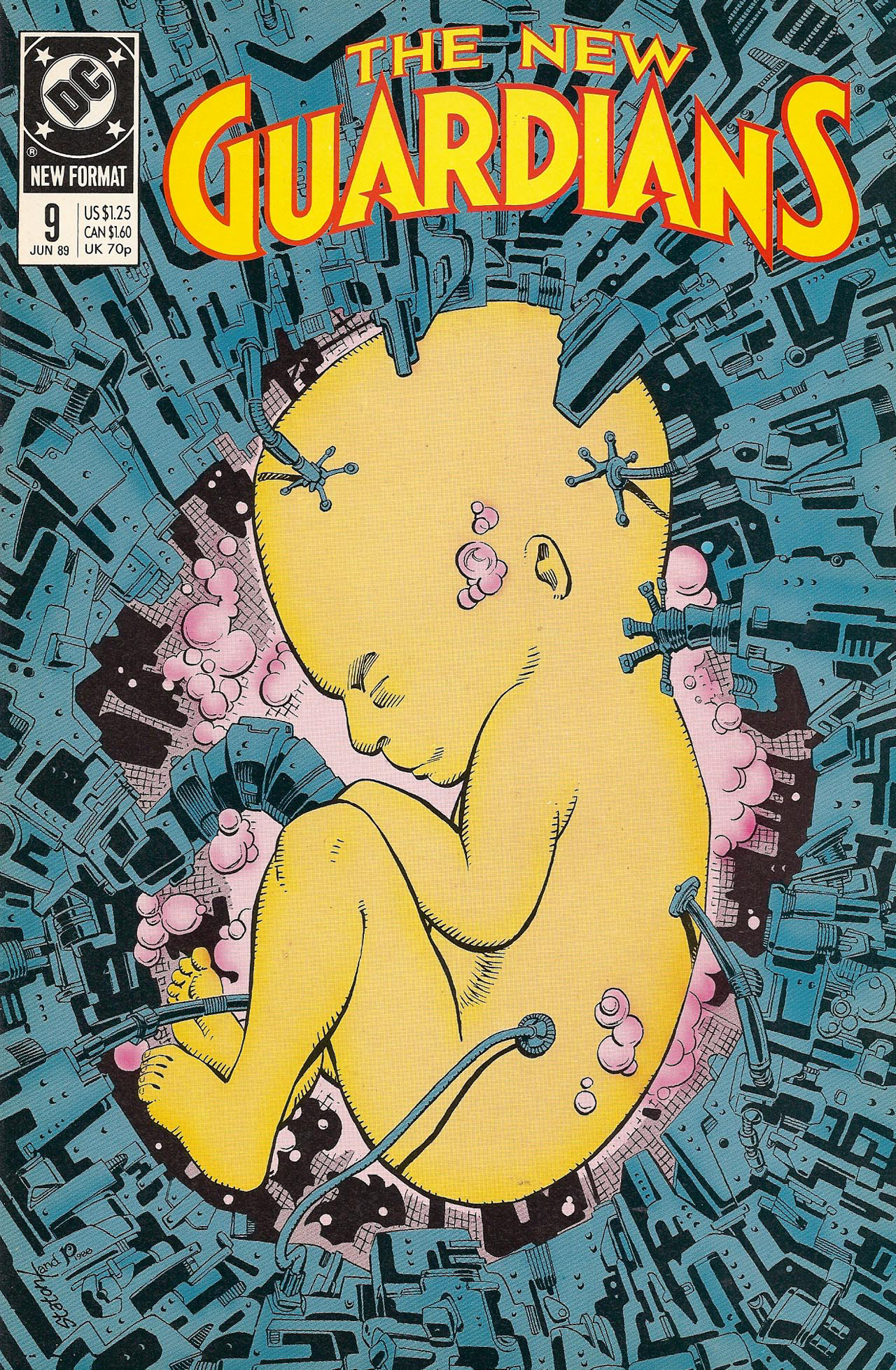 The New Guardians (1988) #9 cover