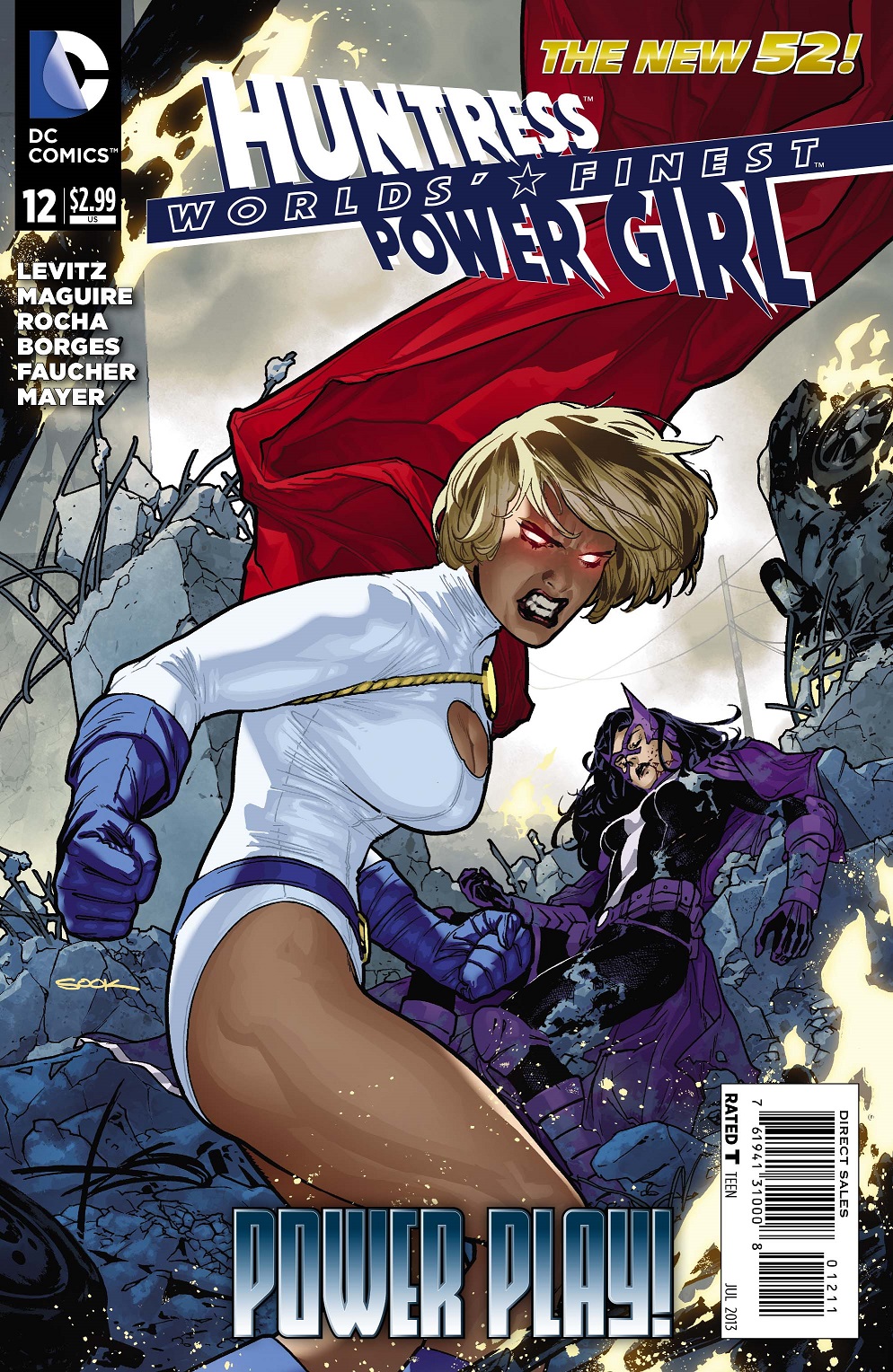 Worlds' Finest (2012) #12 cover