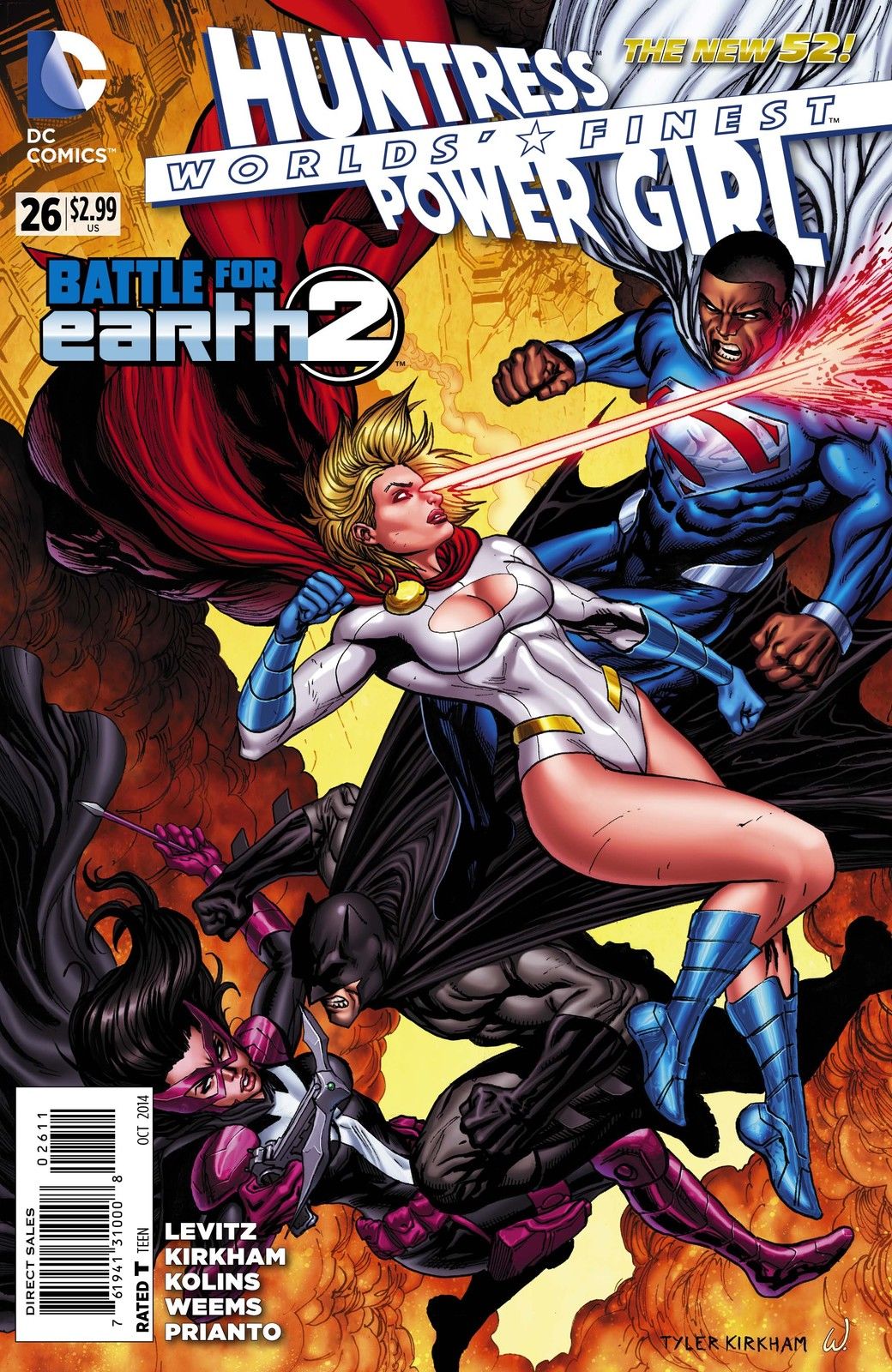 Worlds' Finest (2012) #26 cover