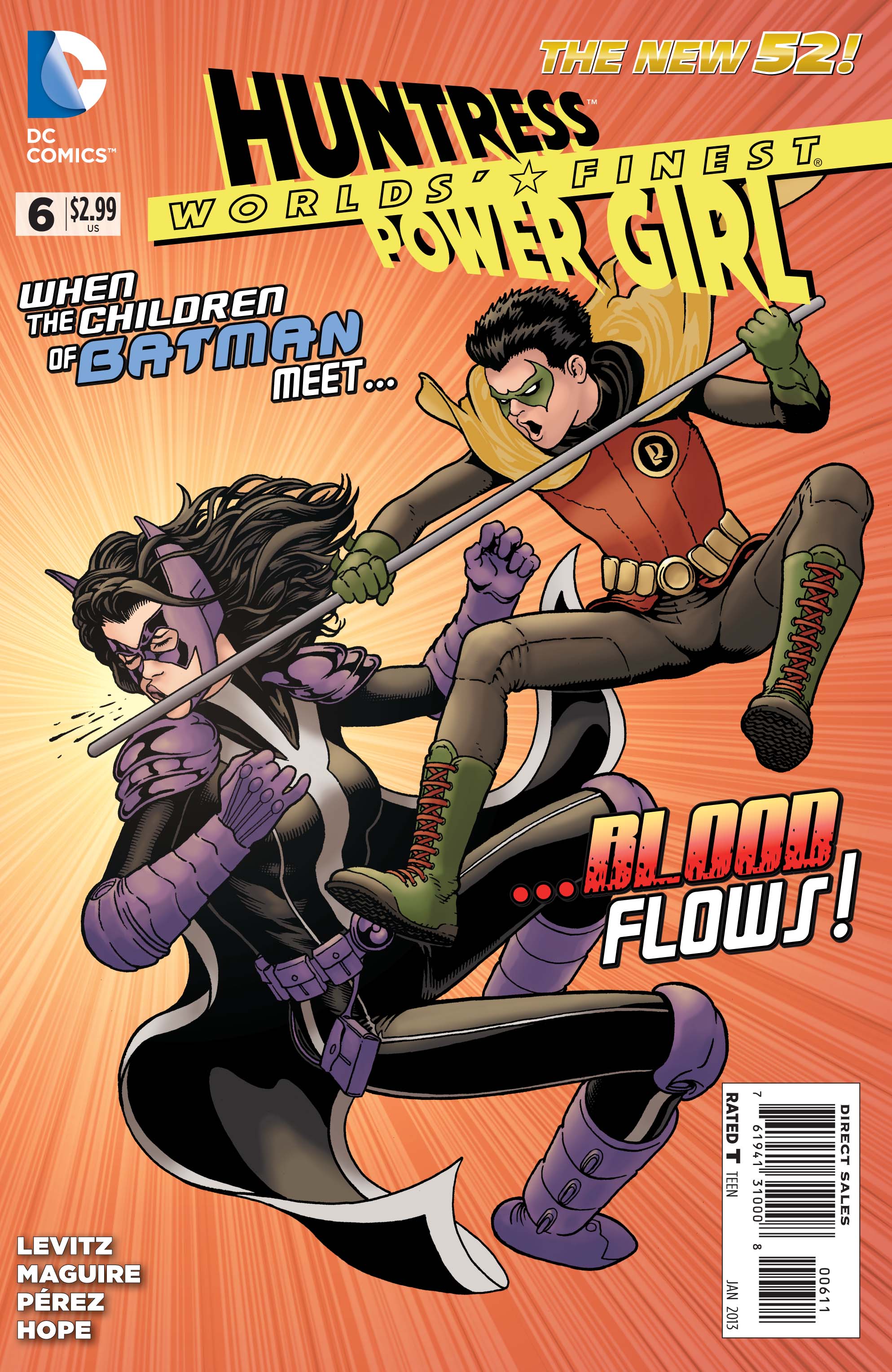 Worlds' Finest (2012) #6 cover