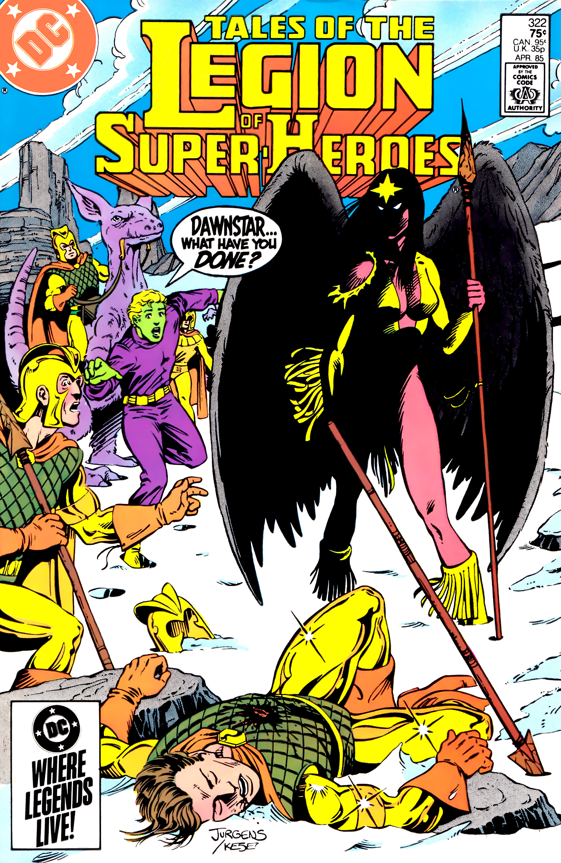 Cover of Tales of the Legion of Super-Heroes #322