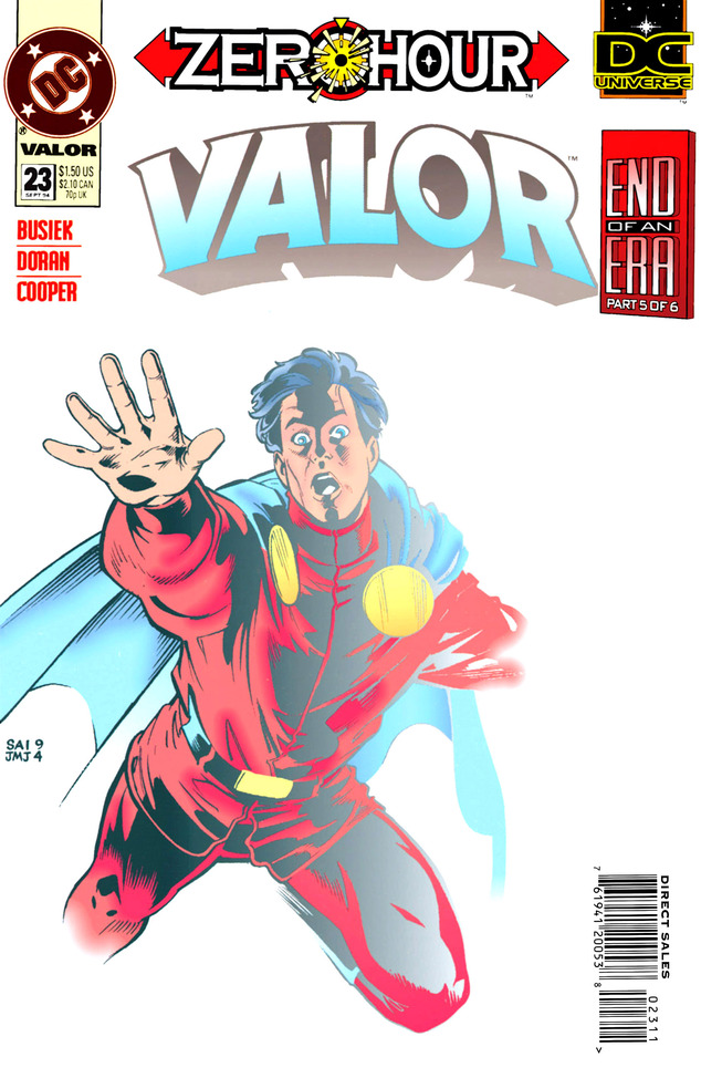 Valor (1992) #23 cover
