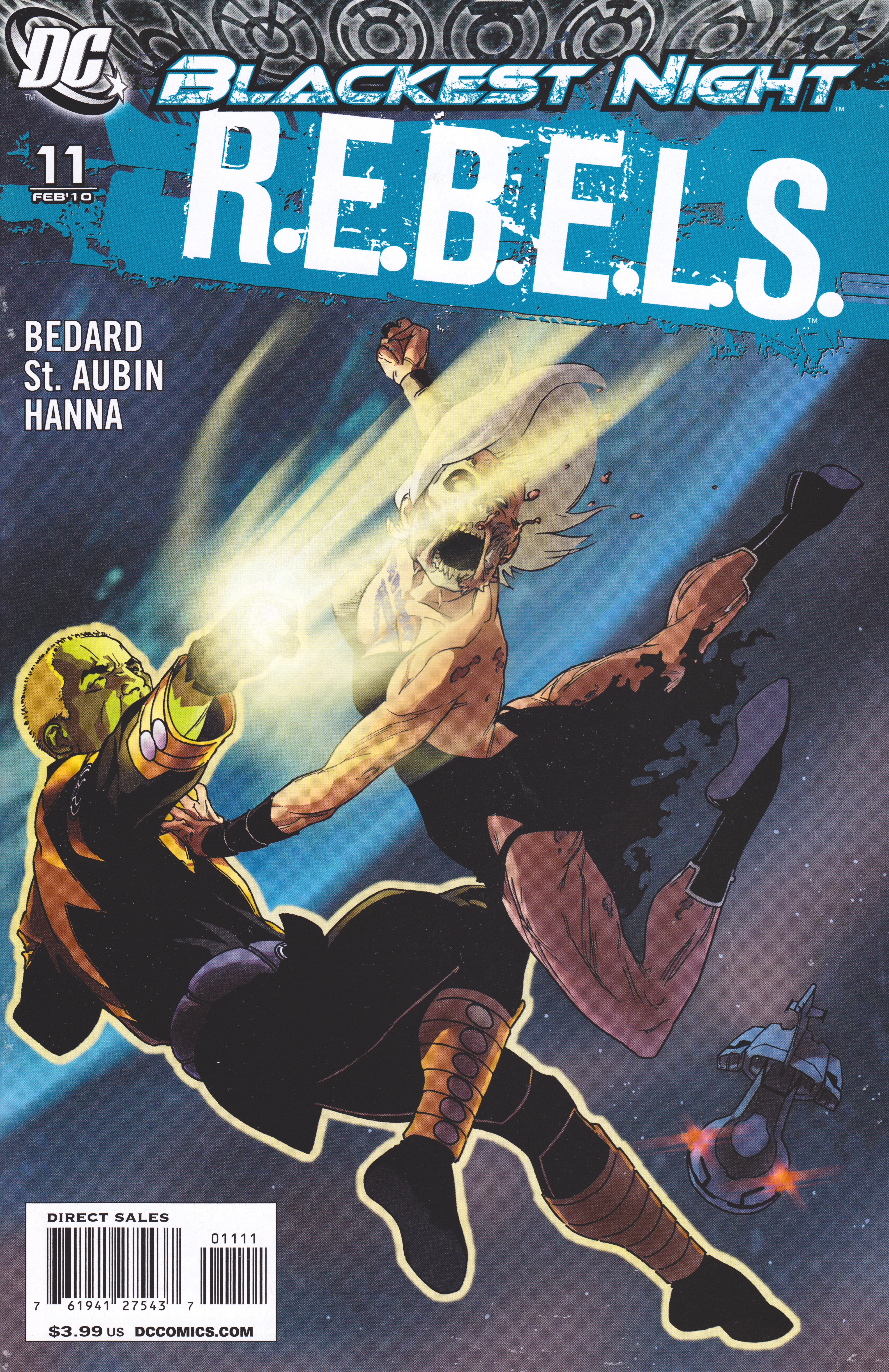 R.E.B.E.L.S. (2009) #11 cover