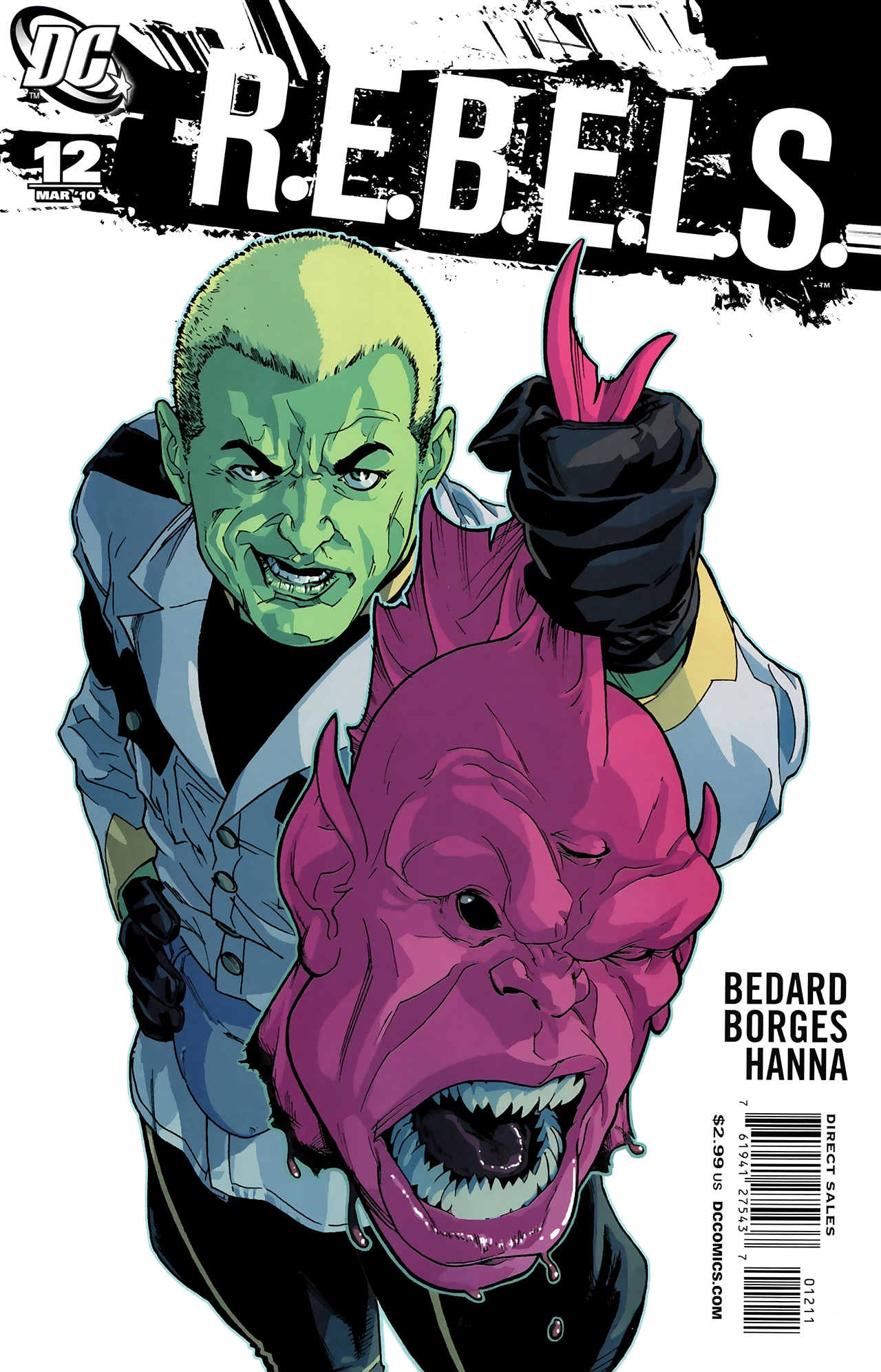 Cover of R.E.B.E.L.S. #12