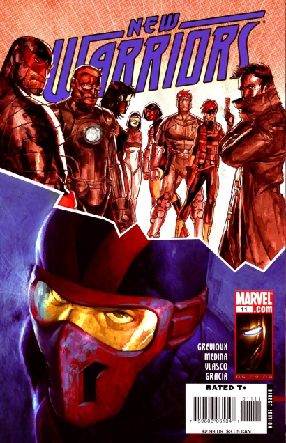New Warriors (2007) #11 cover