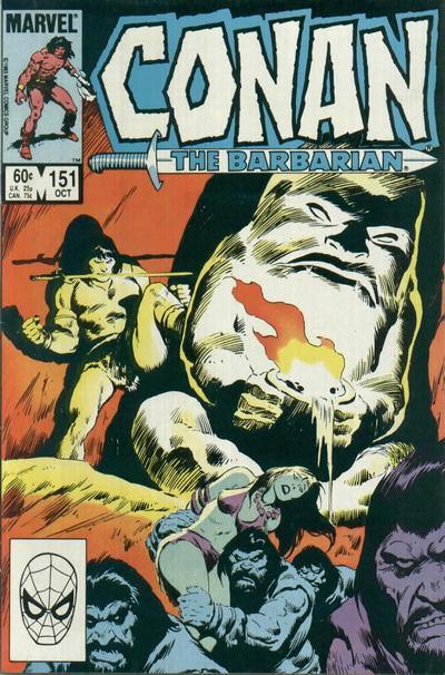 Conan the Barbarian #151 cover