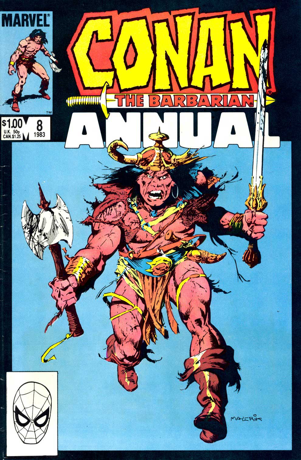 Conan Annual (1973) #8 cover