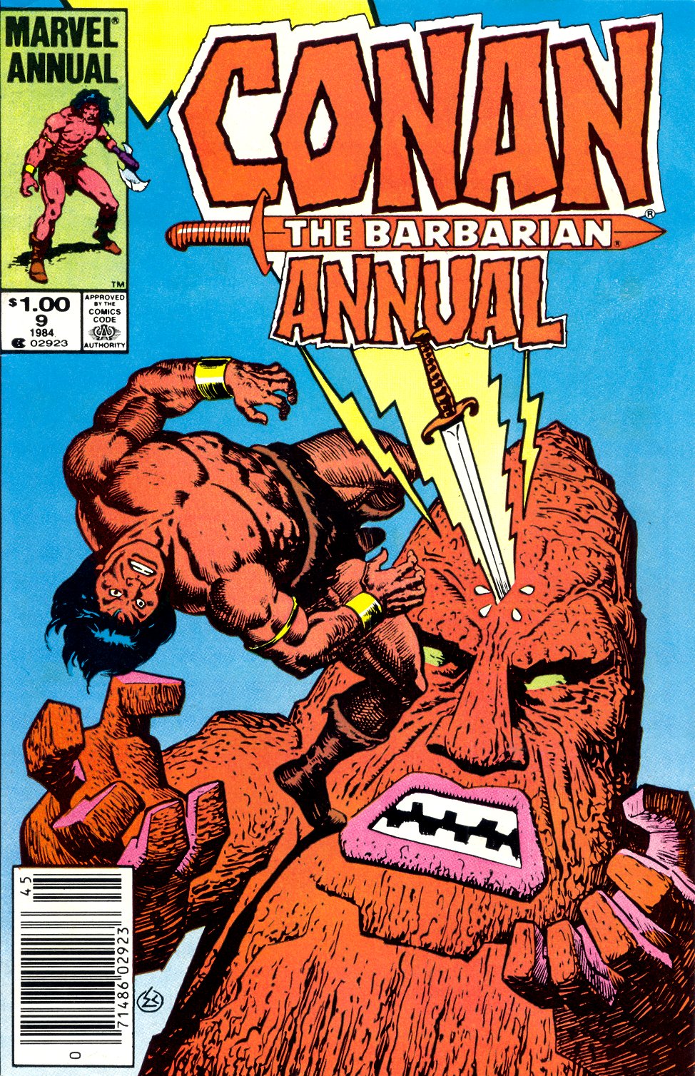 Conan Annual (1973) #9 cover