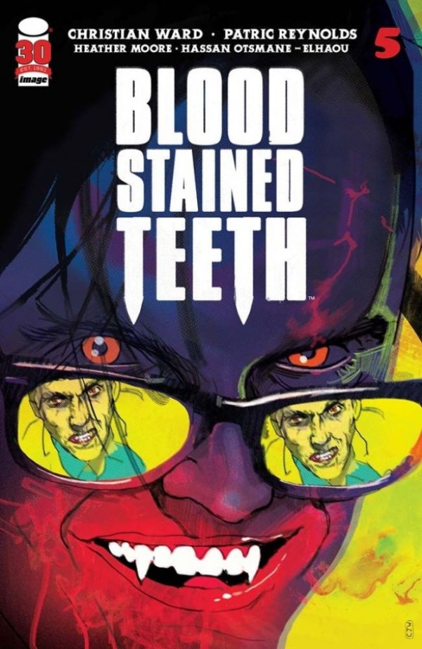 Blood Stained Teeth