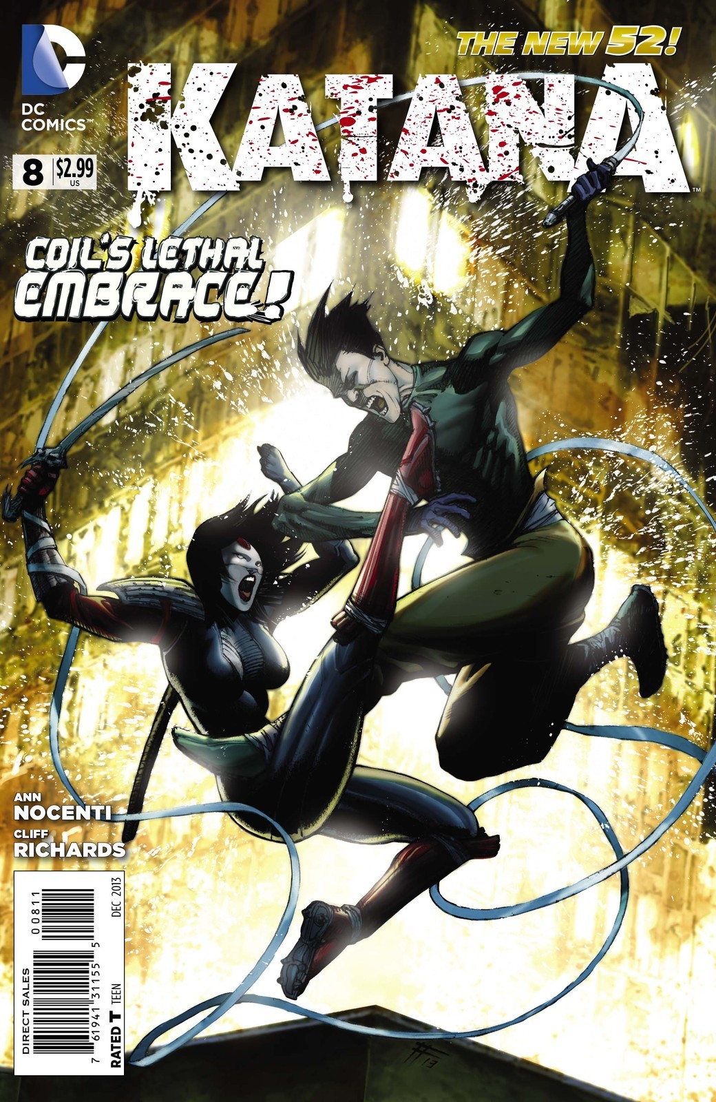 Katana (2013) #8 cover
