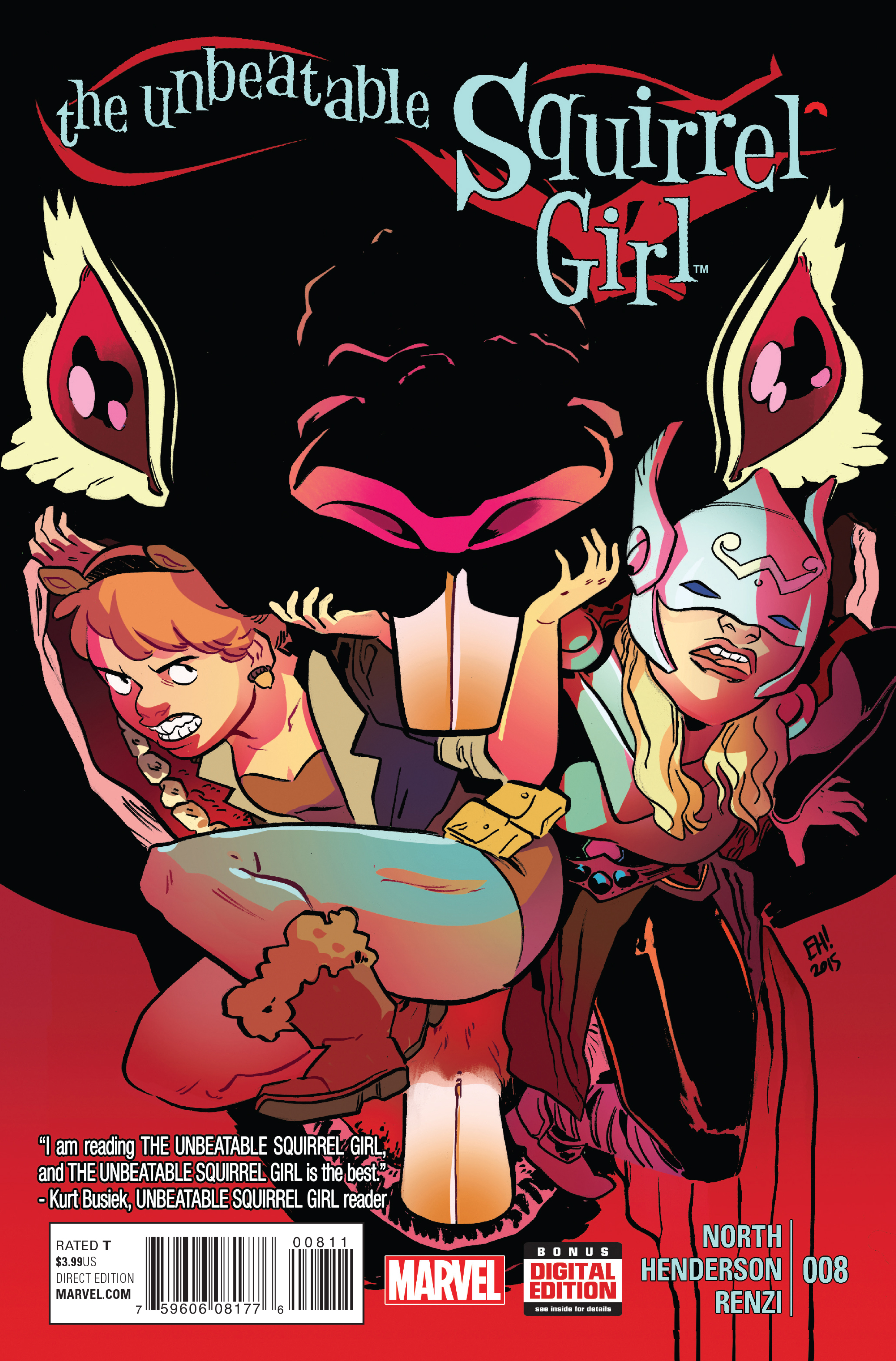 The Unbeatable Squirrel Girl (2015) #8 cover