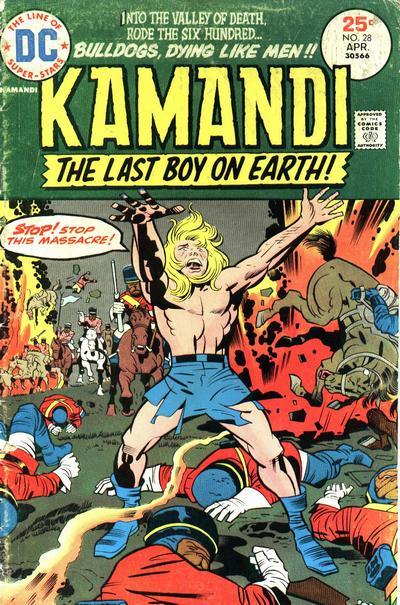 Kamandi, the Last Boy on Earth #28 cover