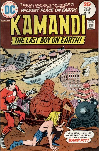 Kamandi, the Last Boy on Earth #30 cover