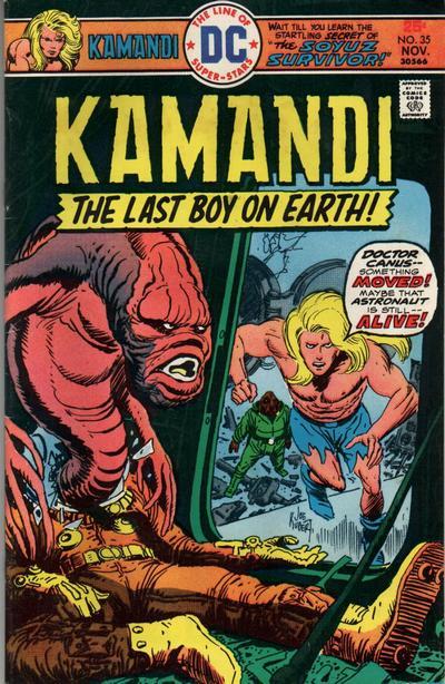 Kamandi, the Last Boy on Earth #35 cover