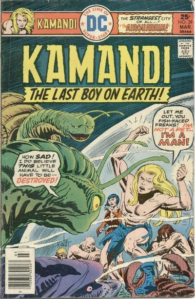 Kamandi, the Last Boy on Earth #39 cover