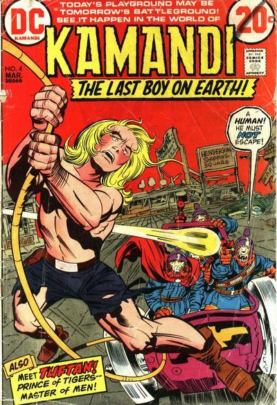 Kamandi, the Last Boy on Earth #4 cover