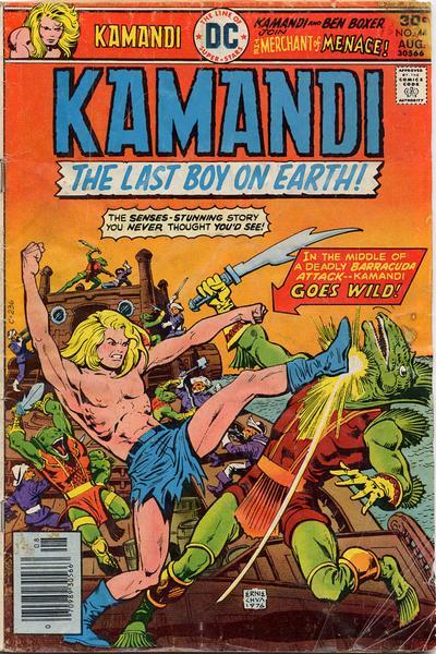 Kamandi, the Last Boy on Earth #44 cover