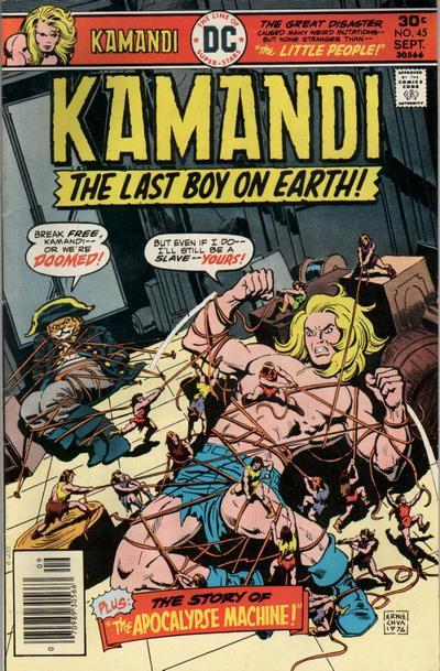 Kamandi, the Last Boy on Earth #45 cover