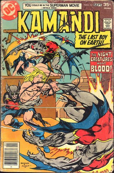 Kamandi, the Last Boy on Earth #52 cover