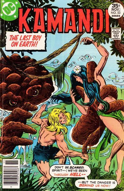 Kamandi, the Last Boy on Earth #53 cover