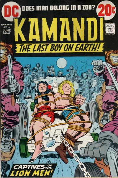 Kamandi, the Last Boy on Earth #6 cover