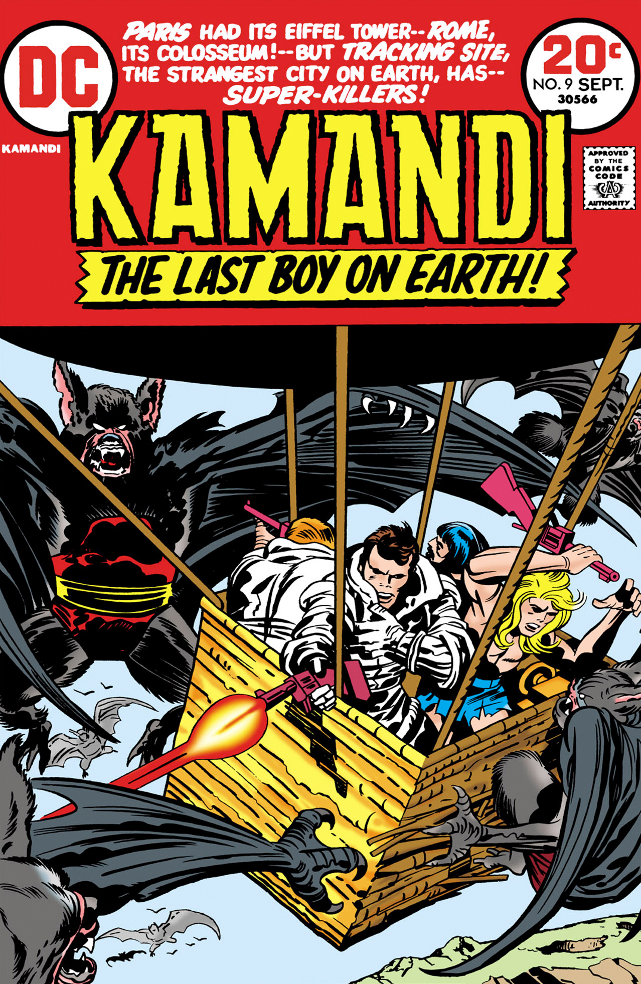 Kamandi, the Last Boy on Earth #9 cover