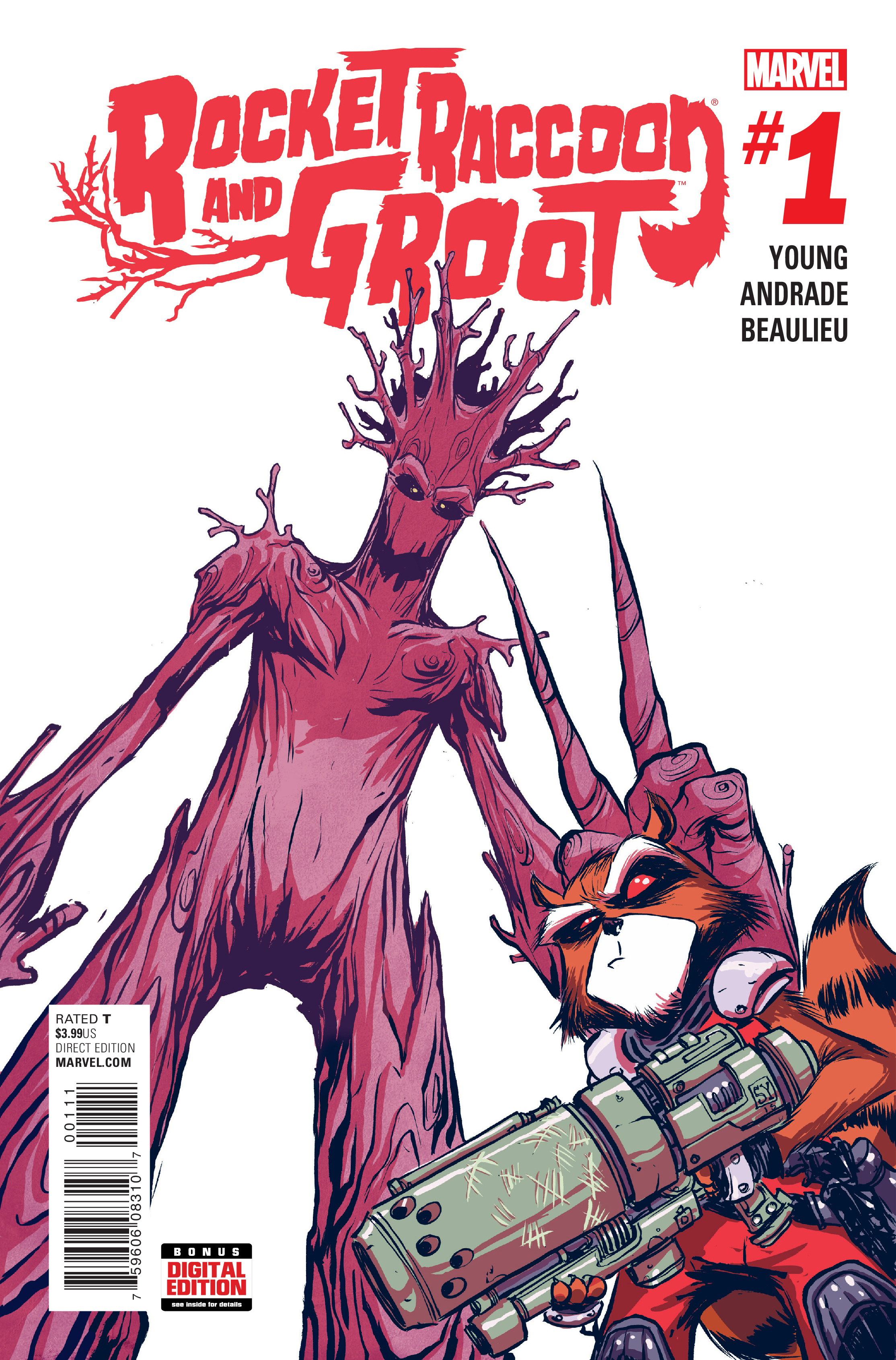 Rocket Raccoon and Groot #1 cover