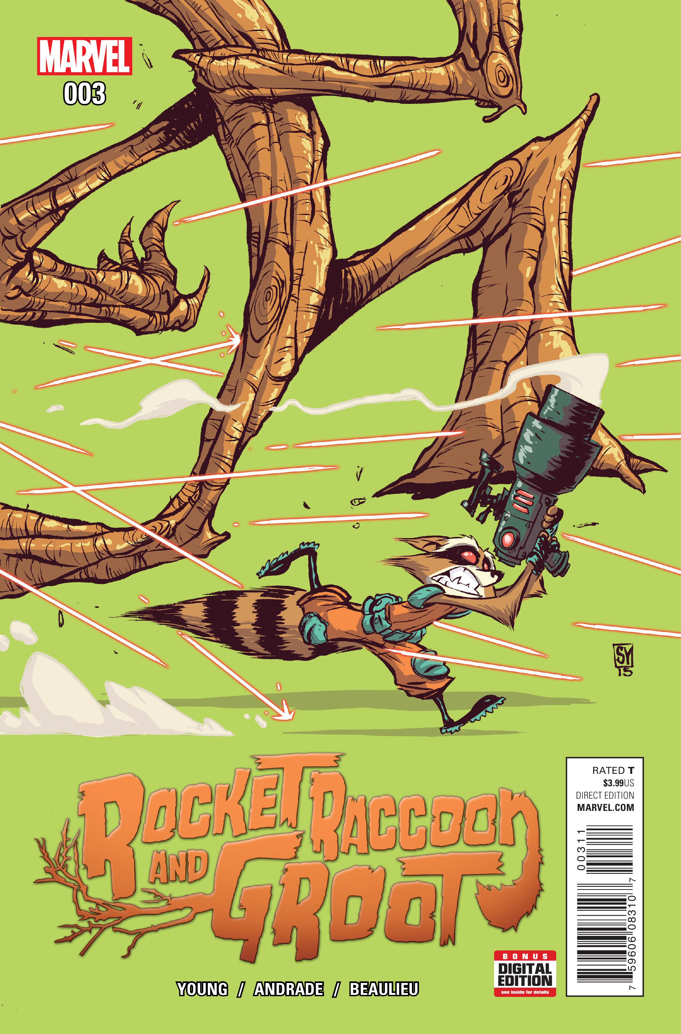 Rocket Raccoon and Groot (2016) #3