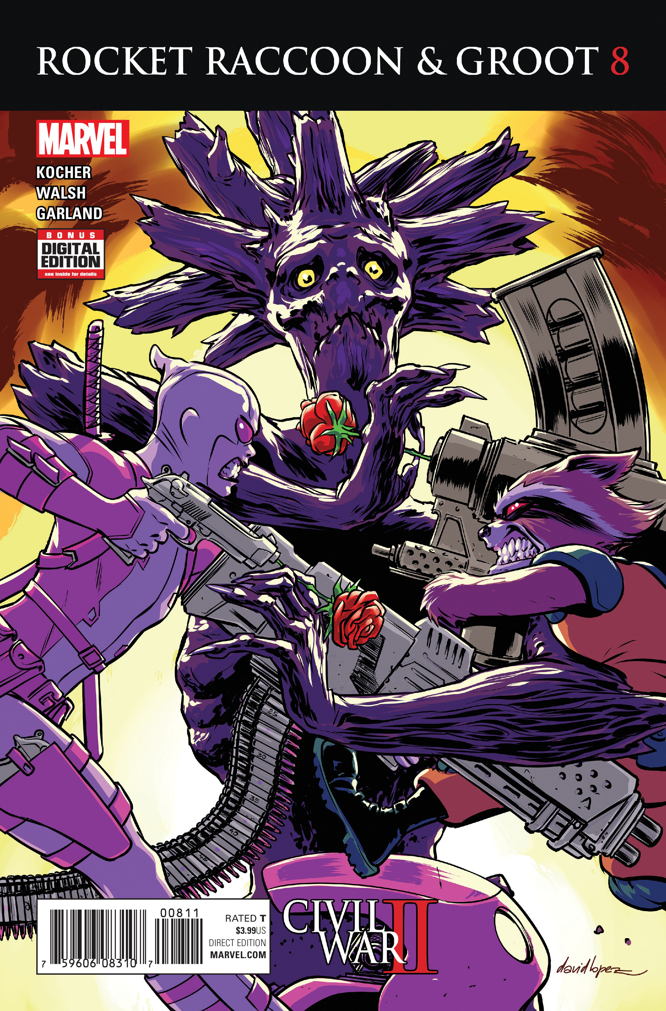 Rocket Raccoon and Groot (2016) #8 cover