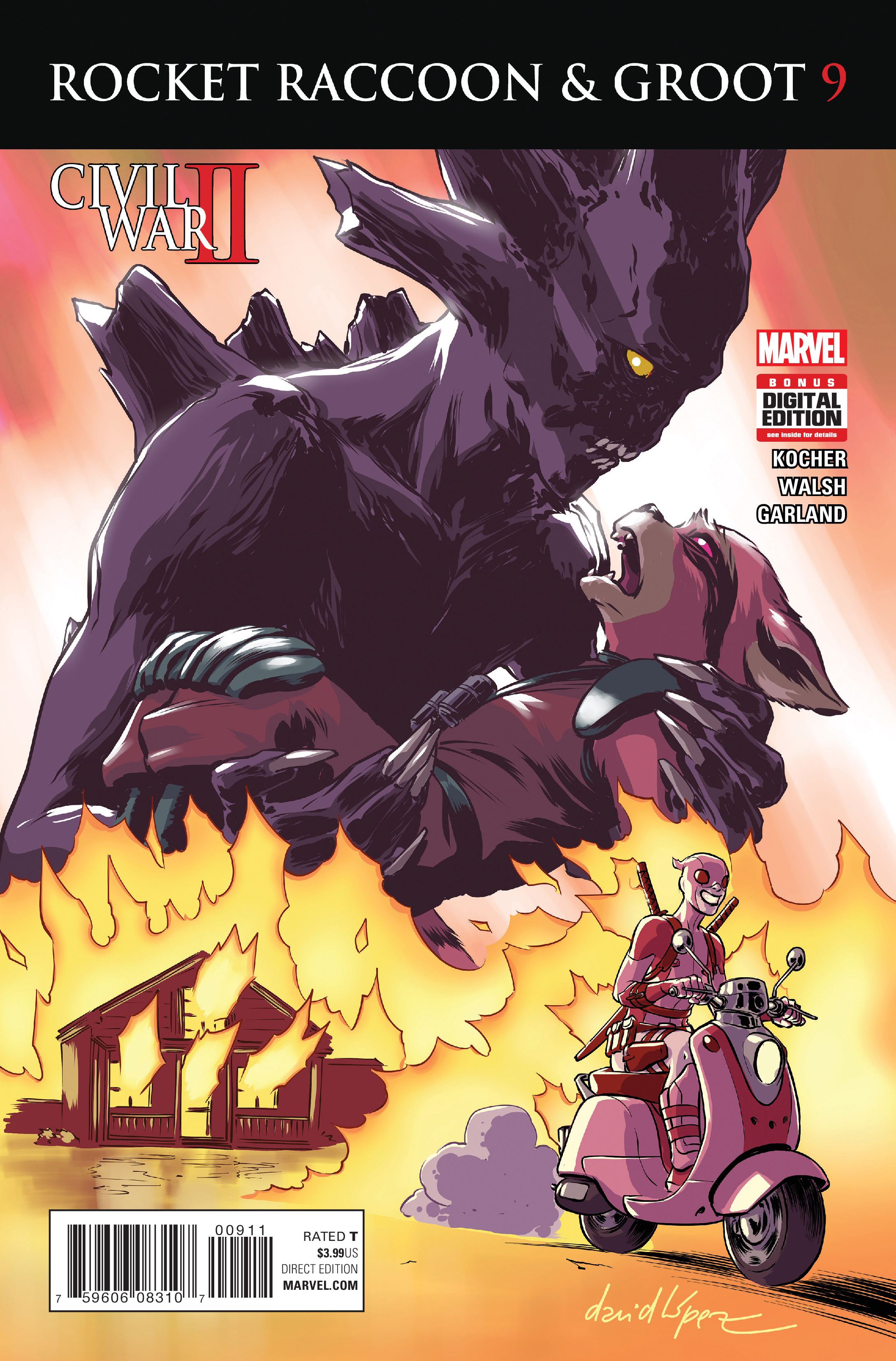Rocket Raccoon and Groot (2016) #9 cover