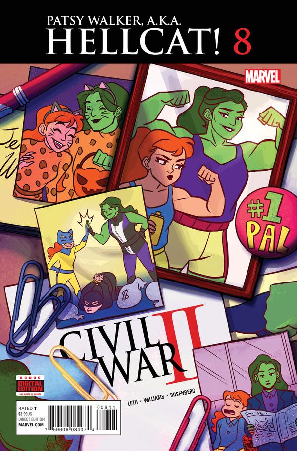 Patsy Walker, A.K.A. Hellcat! (2016) #8 cover
