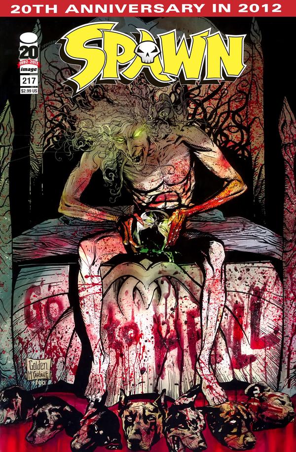 Spawn #217 cover