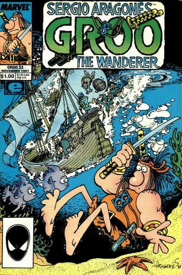 Sergio Aragonés Groo the Wanderer (1985) #33 cover