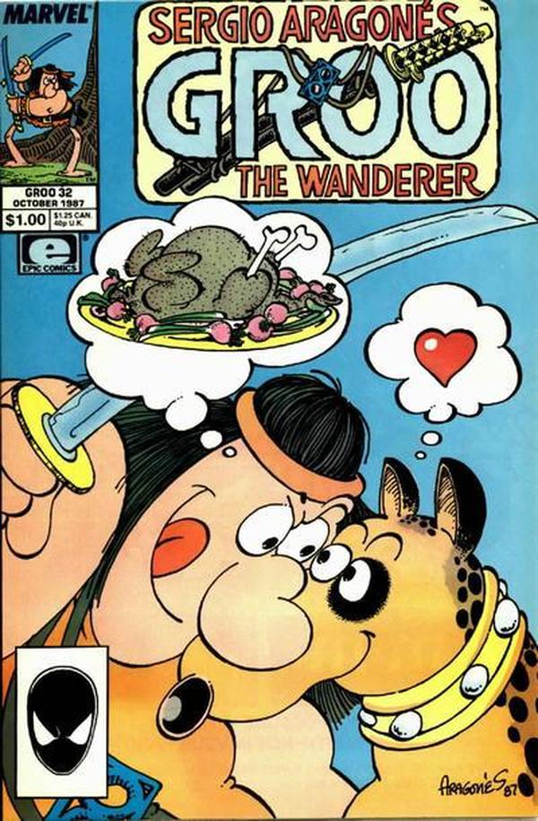 Sergio Aragonés Groo the Wanderer (1985) #32 cover