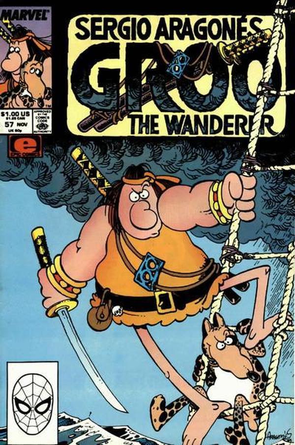 Sergio Aragonés Groo the Wanderer (1985) #57 cover