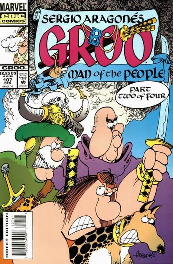 Sergio Aragonés Groo the Wanderer (1985) #107 cover