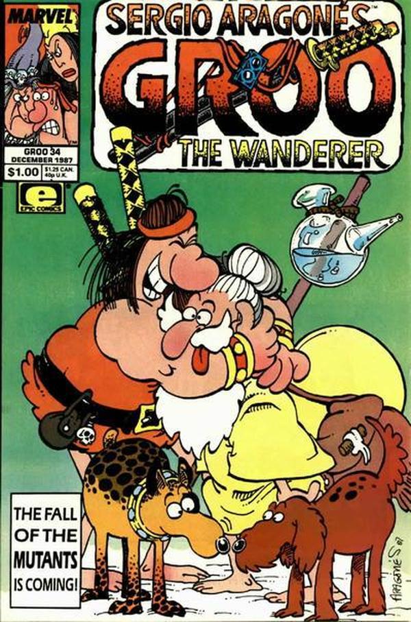 Sergio Aragonés Groo the Wanderer (1985) #34 cover