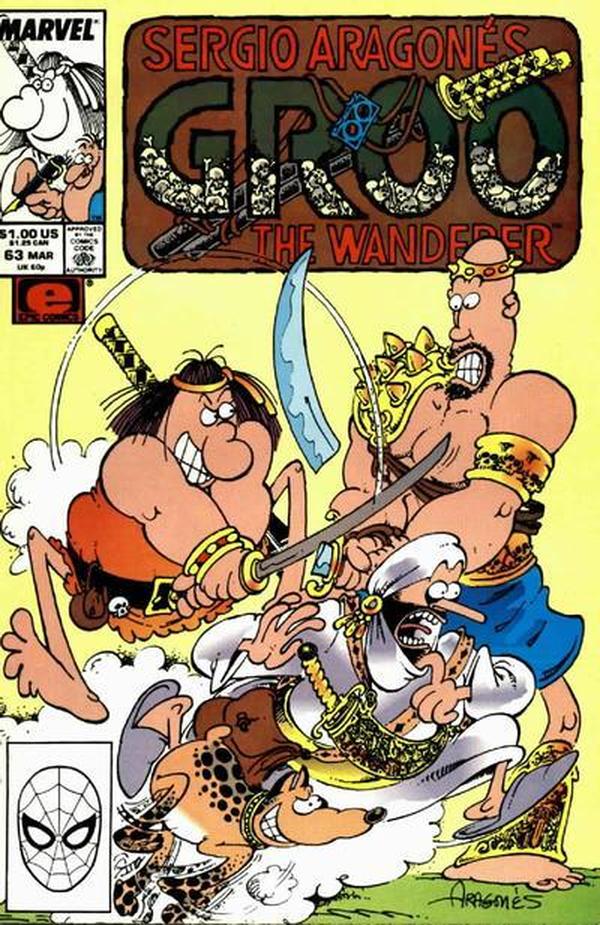 Sergio Aragonés Groo the Wanderer (1985) #63 cover