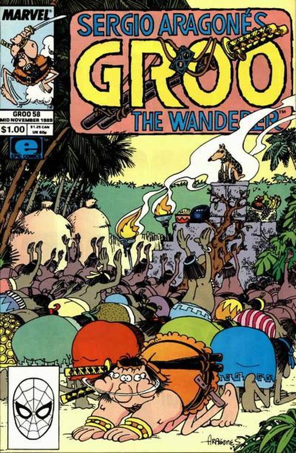 Sergio Aragonés Groo the Wanderer (1985) #58 cover